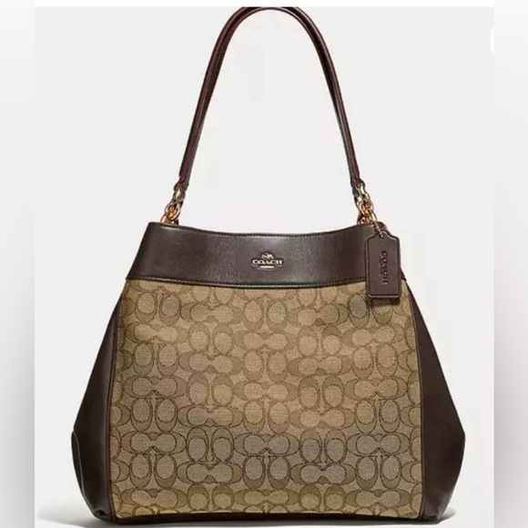 Coach Dark Brown Leather Handbag - Picture 1 of 12
